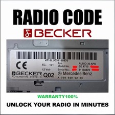 Código de rádio de carro Mercedes BECKER / BLAUPUNKT / código de chave de carro Becker desbloqueio, usado comprar usado Código de rádio de carro Mercedes BECKER / BLAUPUNKT / código de chave de carro Becker desbloqueio, usado comprar usado  Enviando para Brazil