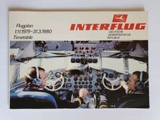 Interflug flugplan timetable gebraucht kaufen  Fürstenwalde/Spree