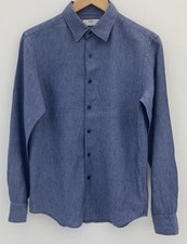 Uniqlo blue linen for sale  TAMWORTH