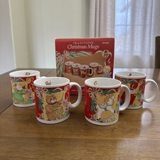 Stoneware christmas mugs for sale  Sparks
