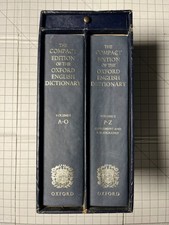 Usado, The Compact Edition of the Oxford English Dictionary 2 Volume Set with Slip Case comprar usado  Enviando para Brazil