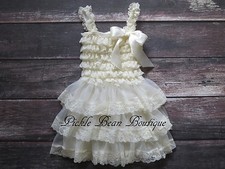Girls ivory lace for sale  Pittsburgh