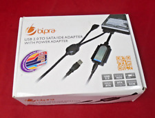 Usb 2.0 Para Sata/Ide Adaptador/Conversor Kit Inc psu Fonte De Alimentação 2.5/3.5/5.25 Drive comprar usado  Enviando para Brazil
