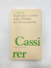 Cassirer individuo cosmo usato  Fabriano