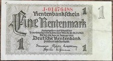 Billet allemagne rentenmark d'occasion  Aunay-sur-Odon