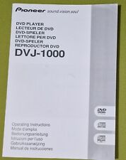 Pioneer manuale dvj usato  Milano