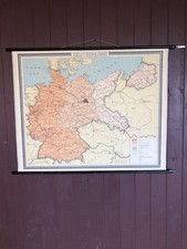 Schulwandkarte rollkarte deuts gebraucht kaufen  Porta Westfalica