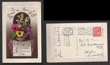 Rppc birthday flowers for sale  LONDON