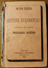 Werther lettere sentimentali usato  Bari