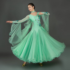 Vestido de competição de dança de salão Big Swing com strass vestido de dança social comprar usado  Enviando para Brazil