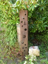 Stele skulptur holz gebraucht kaufen  Stadecken-Elsheim