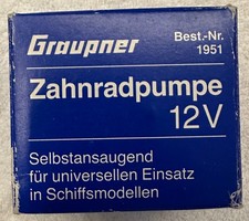 Graupner zahnradpumpe nr gebraucht kaufen  Rösrath
