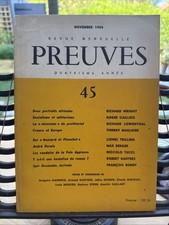 Preuves revue mensuelle d'occasion  Expédié en Belgium