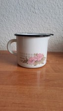 Milchtopf blumenmotiv emaille gebraucht kaufen  Schwerin