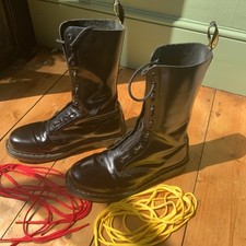 Uk9 black leather for sale  RAMSGATE