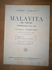 Spartito antico umberto usato  Pettinengo
