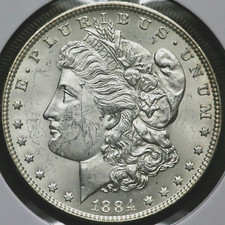 1884 $1 Morgan prata um dólar - Filadélfia R1079 comprar usado  Enviando para Brazil