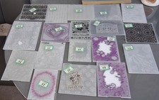 Embossing folders various for sale  SHEERNESS