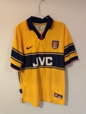 Camisa masculina média original autêntica Nike Arsenal 1997/1998 Away comprar usado  Enviando para Brazil