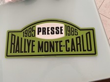 Automobilia plaque rallye d'occasion  Villefranche-sur-Mer