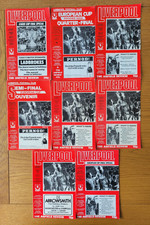 liverpool home football programmes for sale liverpool home football programmes for sale  LAUNCESTON