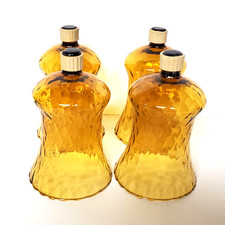 Four amber votive for sale  Fairmount