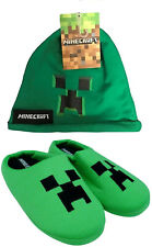 Minecraft creeper slippers for sale  WEYBRIDGE