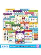 Pcs preschool posters for sale  ROMFORD