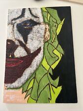 Joker pirografato legno usato  Pieve Emanuele