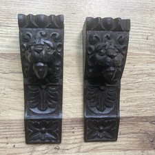 Pair antique oak for sale  HARLESTON