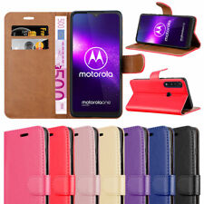 Usado, Capa carteira de couro flip fólio suporte visão para celular Motorola Moto G8 Plus comprar usado  Enviando para Brazil