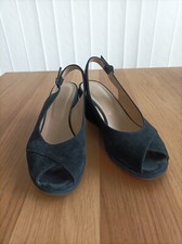 Hobbs suede wedge for sale  MARCH