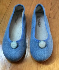 Ballerina stoffa azzurro usato  Roma