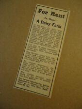 Rent dairy farm for sale  USA