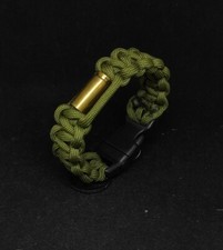 Bracciale paracord verde usato  Veroli