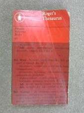 Rogets thesaurus english for sale  UK