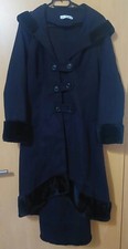 Mantel damen schwarz gebraucht kaufen  Leipzig