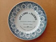 Ancienne assiette publicitaire d'occasion  France