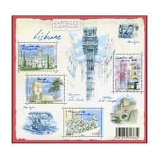 Feuillet 4402 capitales d'occasion  Amiens-