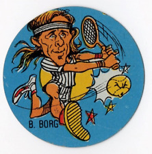RARO BJÖRN BORG TÊNIS CHAPITAS 1981 CARTÃO COMERCIAL METAL DISCO DE ESTANHO POG comprar usado  Enviando para Brazil