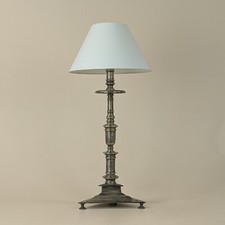 Luminária de mesa antiga francesa folheada a prata bronze elegante iluminação vintage comprar usado  Enviando para Brazil