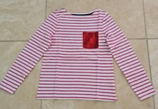 Mini Boden MENINAS Top Listrado Manga Longa Lantejoulas Bolso Idade 3-16 ANOS NOVO EM FOLHA comprar usado  Enviando para Brazil