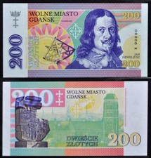 Wolne Miasto Gdansk (2017) X00000 rare !!! - Matej Gabris na sprzedaż  PL