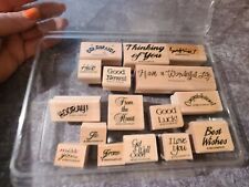 Stampin wood mounted for sale  Ogden