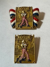 2 Pin Vintage Tio Sam Militar Patriótico Defenda Nosso País por CORO comprar usado  Enviando para Brazil