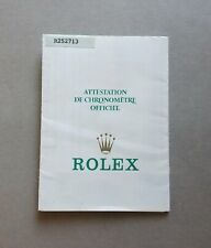 Rolex warranty booklet usato  Corropoli