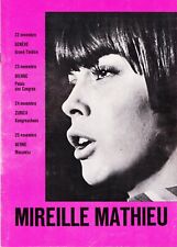 MIREILLE MATHIEU Raro 1969 Programa Suíça 16 Páginas 30x21cm Pix e Biografia comprar usado  Enviando para Brazil