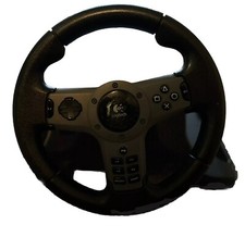 Volante de direção Logitech E-X5D12 fabricante de equipamento original Sony Playstation 2 PS2 somente volante comprar usado  Enviando para Brazil