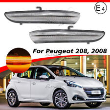 Usado, Glasklar Spiegelblinker Aussenspiegel Für Peugeot 208 2008 12-20 Citroen C3 comprar usado  Enviando para Brazil