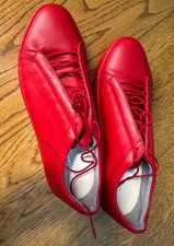 Red leather comfortable for sale  LYTHAM ST. ANNES
